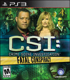 CSI: Fatal Conspiracy (PlayStation 3)